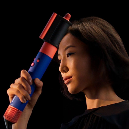 Маша за коса Dyson HS08 Airwrap i.d.™ Straight + Wavy T1/T2 Vi/To, 1300W, 13.5 l/s, Автоматизирано къдрене, Йонизиране, 3 скорости, 3 температури, Bluetooth, Лилав/топаз