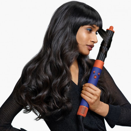 Маша за коса Dyson HS08 Airwrap i.d.™ Straight + Wavy T1/T2 Vi/To, 1300W, 13.5 l/s, Автоматизирано къдрене, Йонизиране, 3 скорости, 3 температури, Bluetooth, Лилав/топаз