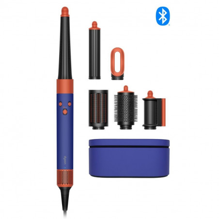Маша за коса Dyson HS08 Airwrap i.d.™ Straight + Wavy T1/T2 Vi/To, 1300W, 13.5 l/s, Автоматизирано къдрене, Йонизиране, 3 скорости, 3 температури, Bluetooth, Лилав/топаз
