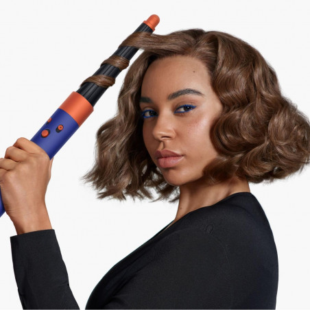 Маша за коса Dyson HS08 Airwrap i.d.™ Straight + Wavy T1/T2 Vi/To, 1300W, 13.5 l/s, Автоматизирано къдрене, Йонизиране, 3 скорости, 3 температури, Bluetooth, Лилав/топаз