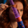 Маша за коса Dyson HS08 Airwrap i.d.™ Straight + Wavy T1/T2 Vi/To, 1300W, 13.5 l/s, Автоматизирано къдрене, Йонизиране, 3 скорости, 3 температури, Bluetooth, Лилав/топаз