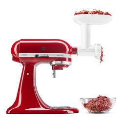 Кухненски робот KitchenAid Artisan Elegance 5KSM125EER, 300W, 4.8 л, Direct drive, 10 скорости, Червен