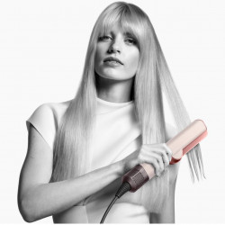 Преса за коса Dyson HT01 Airstrait CePk/RoGd, 1600W, Маx 140C, Йонизация, 6 нива на темп, Щадяща косата, Медно покритие, LCD дисплей, Керамично розово/розово злато