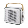 Вентилаторна печка ELITE EFHR-1383 Ретро, 1500W, До 15 м2, PTC нагревател, 3 степени, Защита при преобръщане, Бял/горчица