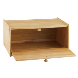 Кутия за хляб Klausberg KB 7933, 39.5 см, Бамбук, Кафяв