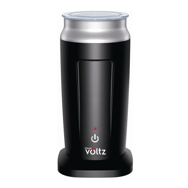 Уред за разпенване на мляко 3в1 Oliver Voltz OV51176A, 240 мл, 500W, Автоматична термозащита STRIX, Неръждаема стомана, Черен/сив