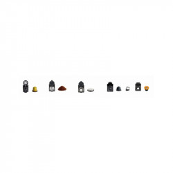 Еспресо машина за мляно кафе и капсули 8 в 1 Oliver Voltz OV51171L8M, 2672W, 2 л, 5 адаптера, 19 bar, Вградена кафемелачка, Черен