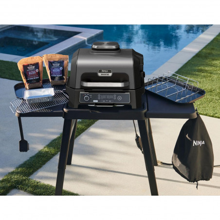 Покривало за барбекю Ninja Woodfire XL XSKOGXLCVREU, За OG850/OG901, Водоустойчив, Черен