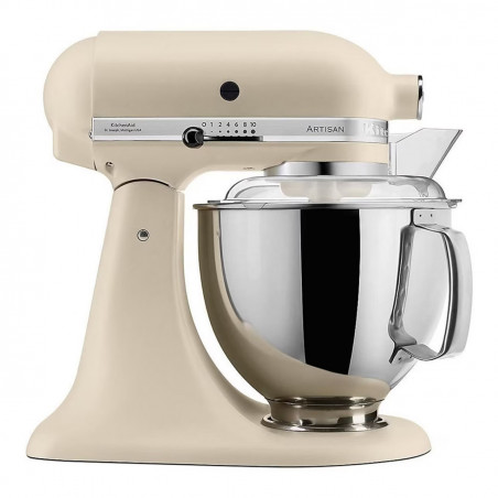 Планетарен миксер KitchenAid Artisan Elegance 5KSM175PSEFL, 300 W, 4.8 л, Direct drive, 10 скорости, Бежов