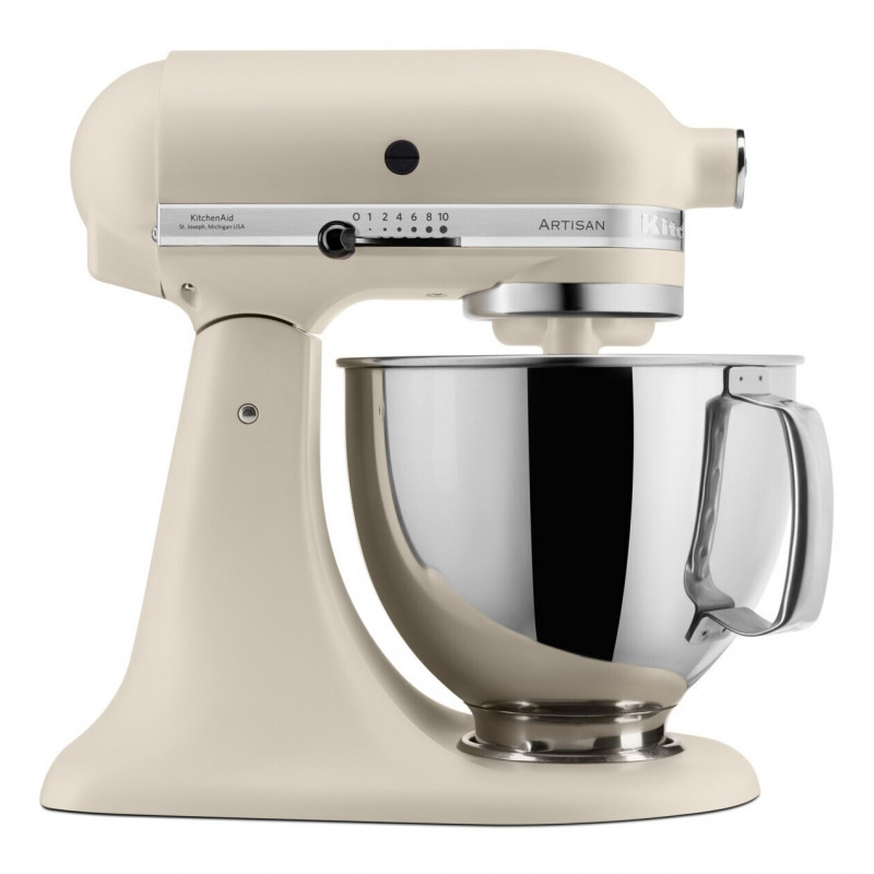 Планетарен миксер KitchenAid Artisan Elegance 5KSM125EMH, 300W, 4.8 л, Direct drive, 10 скорости, Шейк