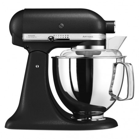 Планетарен миксер KitchenAid Artisan Elegance 5KSM175PSEBK, 300 W, 4.8 л, Direct drive, 10 скорости, Черен мат