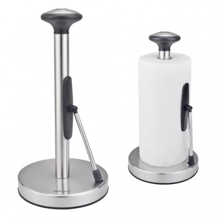 Поставка за кухненска хартия Kinghoff KH 1955, 36.5 см, Неръждаема стомана, Сребрист