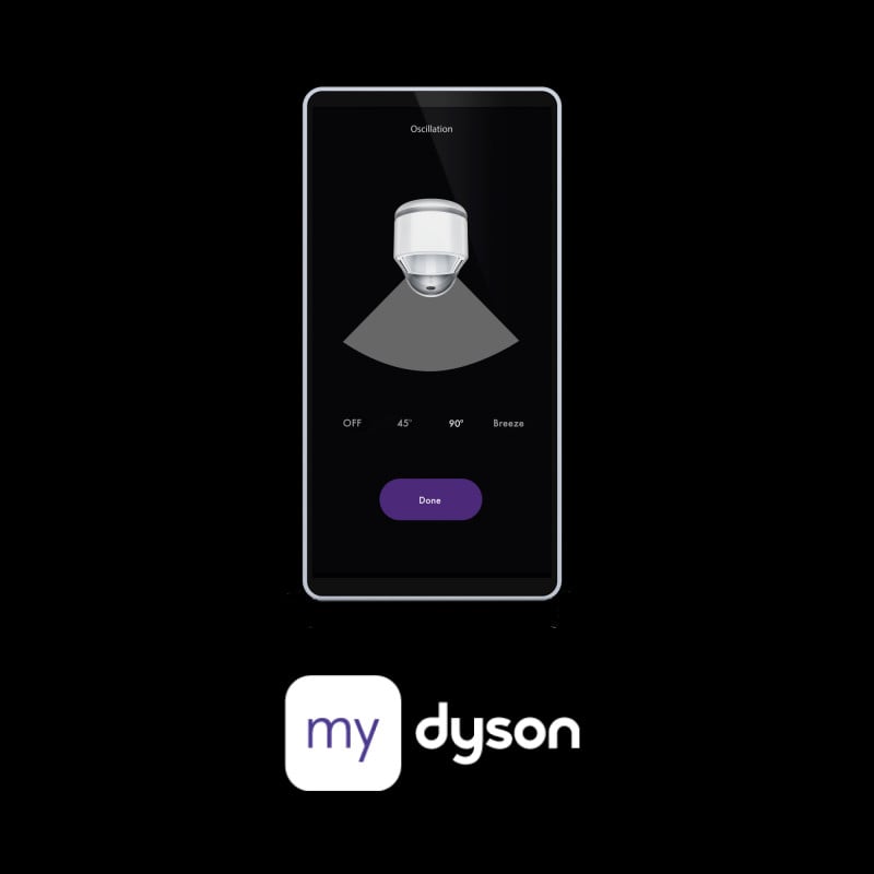 Пречиствател на въздух 3в1 Dyson PC2 De-NOx TP12 Wh/Gd, Охладител, Отоплител, 40W, До 40 м2, 10 скорости, Осцилация, HEPA+К-Carbon, Wi-Fi, LCD, Гласово управление, Бял/златист