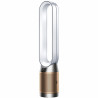 Пречиствател на въздух 3в1 Dyson PC2 De-NOx TP12 Wh/Gd, Охладител, Отоплител, 40W, До 40 м2, 10 скорости, Осцилация, HEPA+К-Carbon, Wi-Fi, LCD, Гласово управление, Бял/златист
