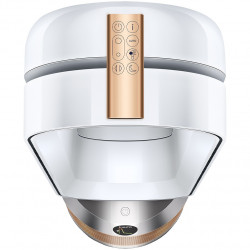Пречиствател на въздух 3в1 Dyson Cool Formaldehyde™ TP09, Отоплител, Охладител, 40W, До 40 м2, 10 скорости, Осцилация, HEPA, Wi-Fi, LCD, Гласово управление, Бял/златист