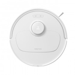 Прахосмукачка робот Roborock QR 598, 8000 Pa, 5200 mAh, 60W, 3D картографиране, Станция за зареждане, Автономия 3 часа, Бял