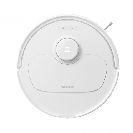 Прахосмукачка робот Roborock QR 598, 8000 Pa, 5200 mAh, 60W, 3D картографиране, Станция за зареждане, Автономия 3 часа, Бял