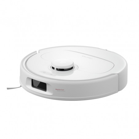 Прахосмукачка робот Roborock QR 598, 8000 Pa, 5200 mAh, 60W, 3D картографиране, Станция за зареждане, Автономия 3 часа, Бял