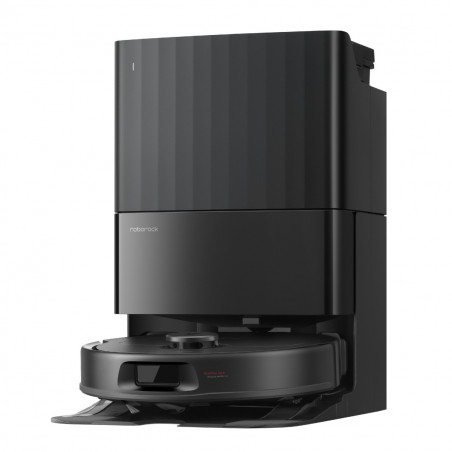 Прахосмукачка робот Roborock QR 598, 8000 Pa, 5200 mAh, 60W, 3D картографиране, Станция за зареждане, Автономия 3 часа, Черен