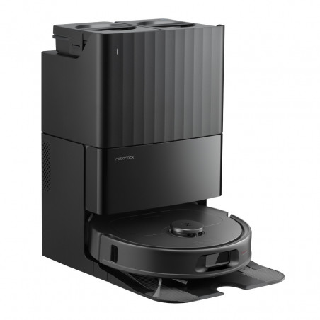 Прахосмукачка робот Roborock QR 598, 8000 Pa, 5200 mAh, 60W, 3D картографиране, Станция за зареждане, Автономия 3 часа, Черен