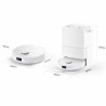 Прахосмукачка робот Roborock Q Revo Max V, 7000Pa, 180 мин, 300 м2, Сухо/мокро, Wi-Fi, PreciSense® LiDAR + Reactive AI, Гласов асистент, Бял