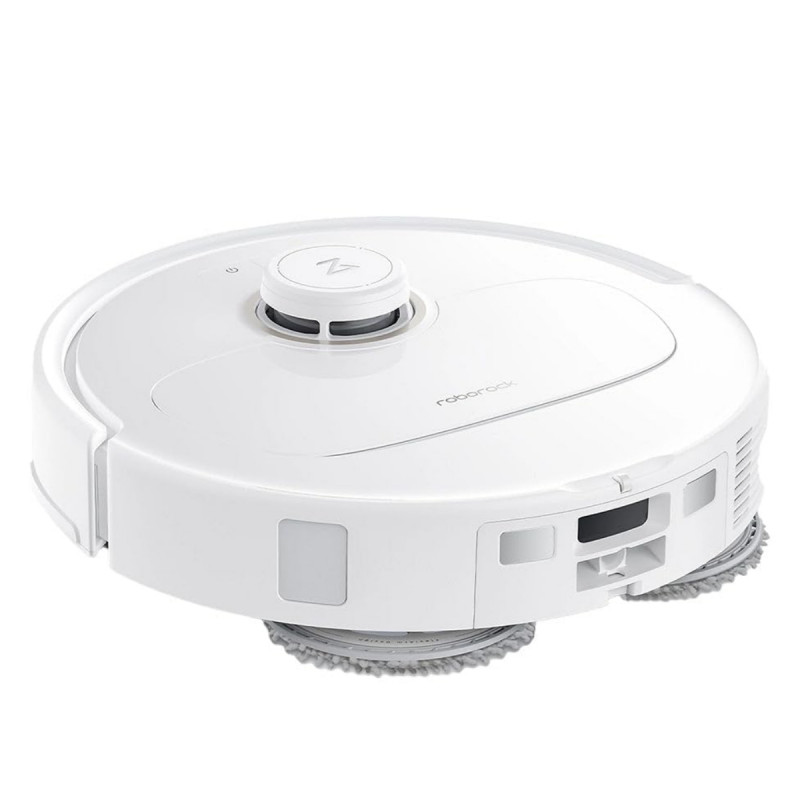 Прахосмукачка робот Roborock Q Revo Max V, 7000Pa, 180 мин, 300 м2, Сухо/мокро, Wi-Fi, PreciSense® LiDAR + Reactive AI, Гласов асистент, Бял
