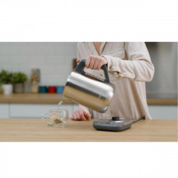 Електрическа кана с терморегулатор Ninja KT201EU, 3000W, 1.7 л, Кипване за 50 секунди, Интелигентни настройки, Инокс