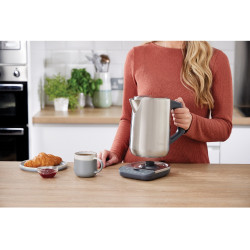 Електрическа кана с терморегулатор Ninja KT201EU, 3000W, 1.7 л, Кипване за 50 секунди, Интелигентни настройки, Инокс