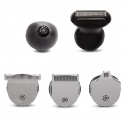 Мултифункционална машинка за подстригване Beurer MN9X, 800 mAh, До 90 мин, LED, IPX7, 11 приставки, Бързо зареждане, Черен