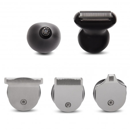 Мултифункционална машинка за подстригване Beurer MN9X, 800 mAh, До 90 мин, LED, IPX7, 11 приставки, Бързо зареждане, Черен