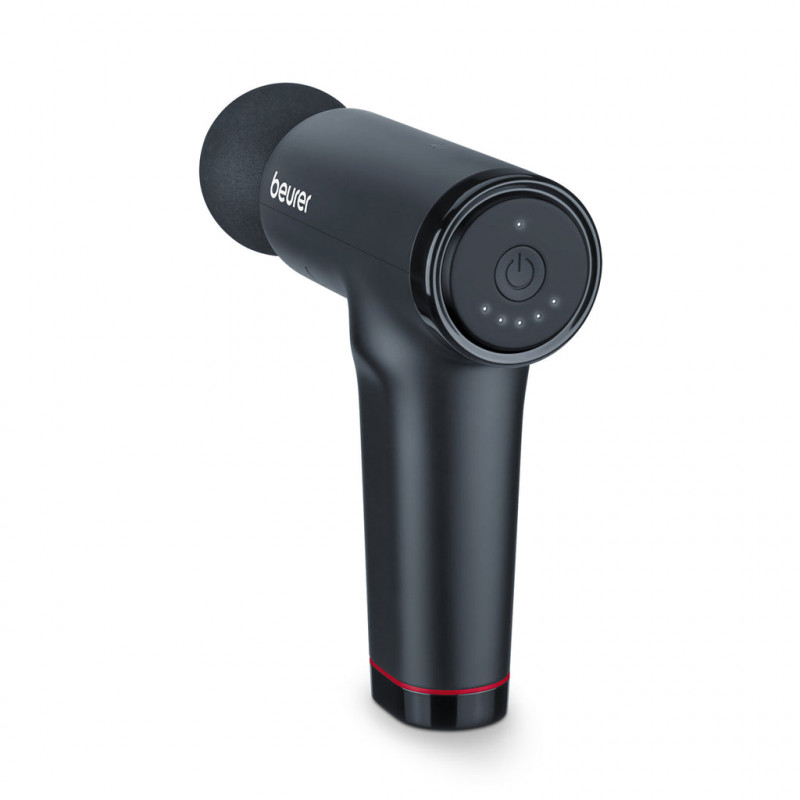 Масажор за цяло тяло Beurer MG 89, 2000 mAh, До 4 часа, 5 степени, Безчетков мотор, Точков, LED, CE, Черен
