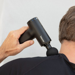 Масажор за цяло тяло Beurer MG 89, 2000 mAh, До 4 часа, 5 степени, Безчетков мотор, Точков, LED, CE, Черен