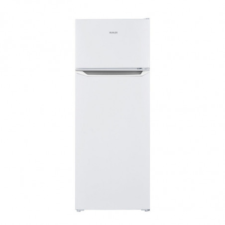 Хладилник с фризер Muhler SUF144WE, 206 л, Клас Е, Реверсивна врата, R600a, Бял