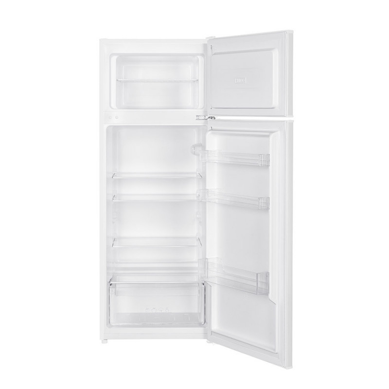 Хладилник с фризер Muhler SUF144WE, 206 л, Клас Е, Реверсивна врата, R600a, Бял