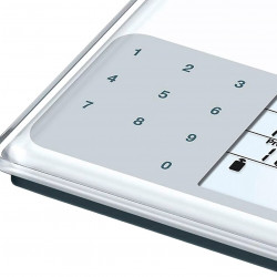 Кухненска везна Beurer DS 61, До 5 кг, ТАРА, Touch, Стъкло, Хранителен анализ на 950 храни, Памет, Прозрачен/сив