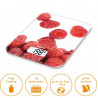 Кухненска везна Beurer KS 19 Berry, До 5 кг, ТАРА, Сензорно управление, LCD, Стъкло, Ултратънка, Червен