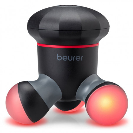 Мини масажор Beurer MG 18, LED осветление, Цяло тяло, Измиващи се части, Черен
