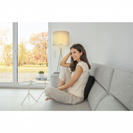 Масажор Beurer FM 70, 36W, Шиацу, Гръб и крака, 18 глави, 3 скорости, Затопляне, Покривало, Черен