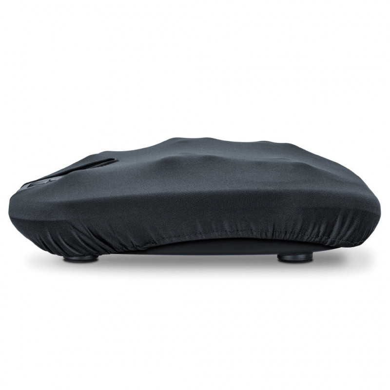 Масажор Beurer FM 70, 36W, Шиацу, Гръб и крака, 18 глави, 3 скорости, Затопляне, Покривало, Черен