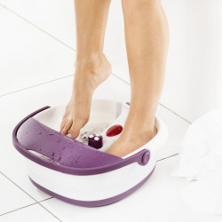 Инфрачервен масажор Beurer FB 21, 3 приставки, Поддържане на темп, До 49 №, Бял/лилав