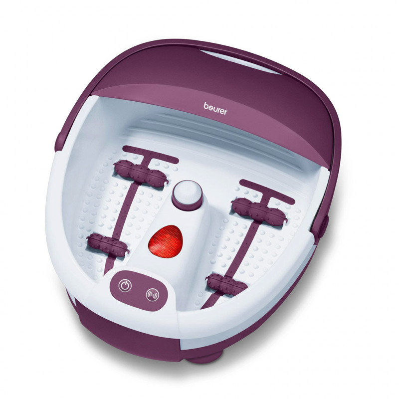 Инфрачервен масажор Beurer FB 21, 3 приставки, Поддържане на темп, До 49 №, Бял/лилав