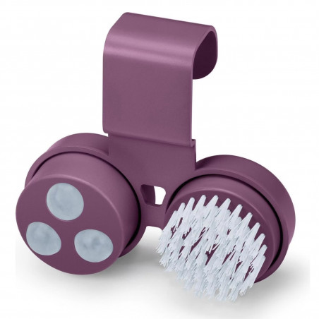 Инфрачервен масажор Beurer FB 21, 3 приставки, Поддържане на темп, До 49 №, Бял/лилав