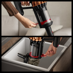 Вертикална прахосмукачка Dyson V16 Piston Animal 492963-01, 315AW, 900W, 1.3 л, 70 мин, CleanCompaktor™, Hyperdymium™, MyDyson™, HEPA, LCD, Черен/мед