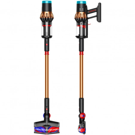 Вертикална прахосмукачка Dyson V16 Piston Animal 492963-01, 315AW, 900W, 1.3 л, 70 мин, CleanCompaktor™, Hyperdymium™, MyDyson™, HEPA, LCD, Черен/мед