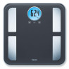 Кантар Beurer BF 195, До 180 кг, 7 функции, Памет, LCD, 5 нива физическа активност, Сив/сребрист