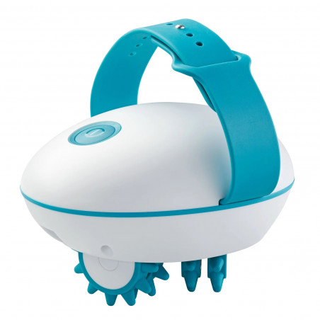 Уред за целулитен масаж Beurer CM 51, 2 нива на интензивност, Ергономична форма, Бял/Син