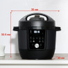 Мултикукър Instant Pot Plus 60 WiFi, 1000W, 5.7 л, 9 програми, WiFi управление, LCD дисплей, Неръждаема стомана, Черен