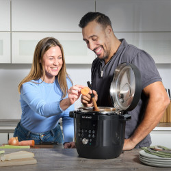 Мултикукър Instant Pot Plus 60 WiFi, 1000W, 5.7 л, 9 програми, WiFi управление, LCD дисплей, Неръждаема стомана, Черен