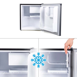 Хладилник мини бар Muhler MB51IE, 41 л, Клас E, Реверсивна врата, R600a, Инокс