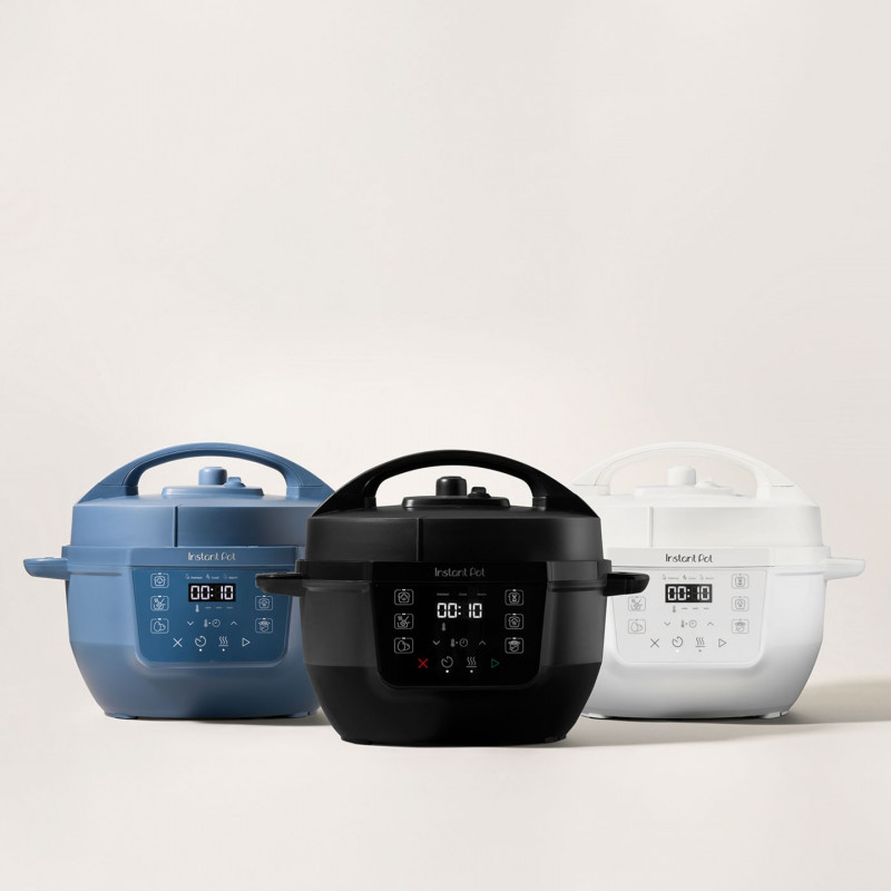 Мултикукър Instant Pot Classic Mini 140800001, 800W, 3.8 л, 7 програми, Favorite бутони, LCD дисплей, Неръждаема стомана, Черен